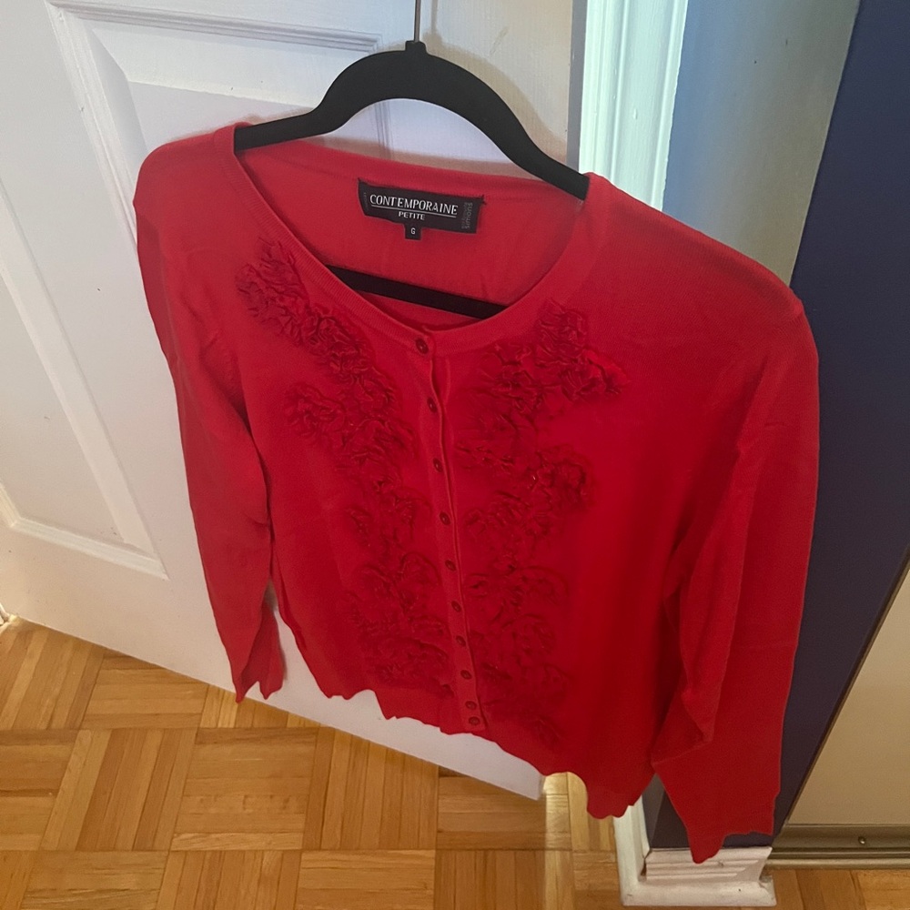 Women's Scarlet Cardigan